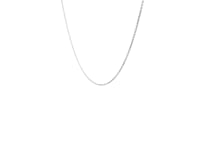 14k White Gold Cable Link Chain (0.50 mm) 34