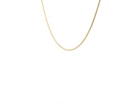 14k Yellow Gold Round Snake Chain (0.70 mm) 38