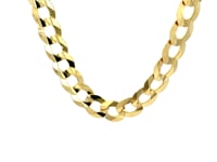 Solid Curb Chain in 14k Yellow Gold (11.23 mm) 14