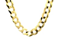 Solid Curb Chain in 14k Yellow Gold (12.18 mm) 13