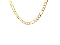 14k Yellow Gold Lite Figaro Chain (4.70 mm) 54