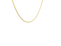 14k Yellow Gold Round Wheat Chain (1.00 mm) 13
