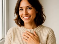 14k White Gold Comfort Fit Wedding Band(5.00 mm) 35