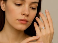 3/4 Carat Round Lab Grown IGI G/VS1 Diamond Solitaire Ring in 14K Yellow Gold 8