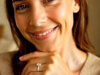 1 Carat Emerald Lab Grown IGI G/VS1 Diamond Solitaire Ring in 14K White Gold 9