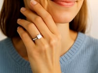 1.50Ct Princess Lab Grown IGI G/VS1 Diamond Ring in 10K White Gold 9