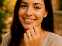 1 Carat Radiant Lab Grown IGI G/VS1 Diamond Solitaire Ring in 10K Yellow Gold 9