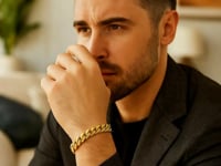 14k Yellow Gold Semi Solid Miami Cuban Bracelet (10.70 mm) 9