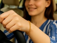 10k Yellow Gold Solid Diamond Cut Rope Bracelet (3.50 mm) 8