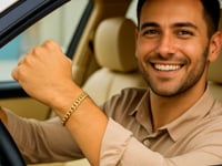 10k Yellow Gold Light Miami Cuban Bracelet (7.00 mm) 1