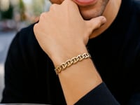 14k Yellow Gold Mariner Link Bracelet (6.30 mm) 8