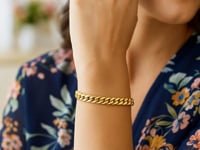 14K Yellow Gold Cuban Link Bracelet (5.90 mm) 1