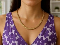 14k Yellow Gold Diamond Cut Round Franco Chain (5.30 mm) 2