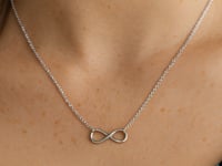 Sterling Silver Infinity Symbol Necklace 1