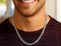 Sterling Silver Rhodium Plated Mariner Chain (5.60 mm) 4